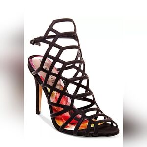 WOMANS madden Girl strappy black heels